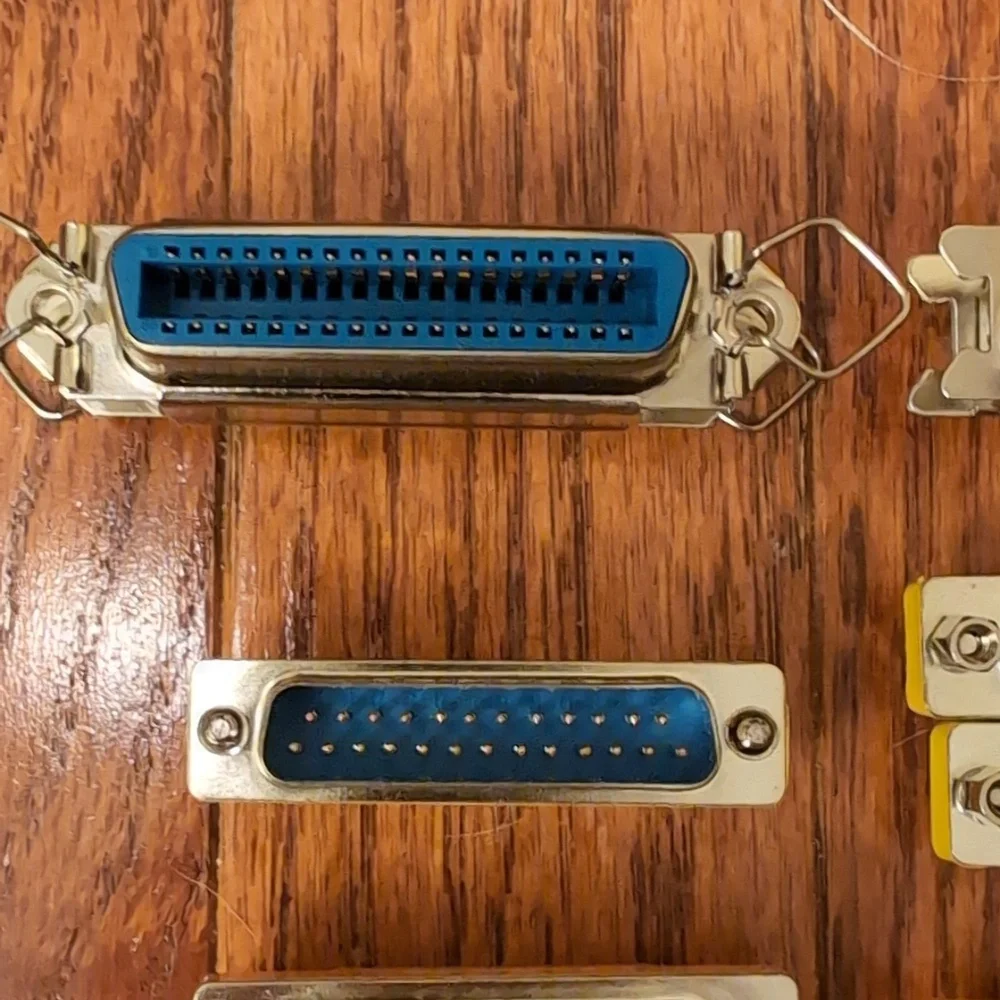 PC Connectors DB25 Female Male RS232 D-Sub 25 Pins
